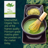 MATCHA DNA Certified Organic Matcha Green Tea Pure USDA Certified Organic Culinary Grade Matcha