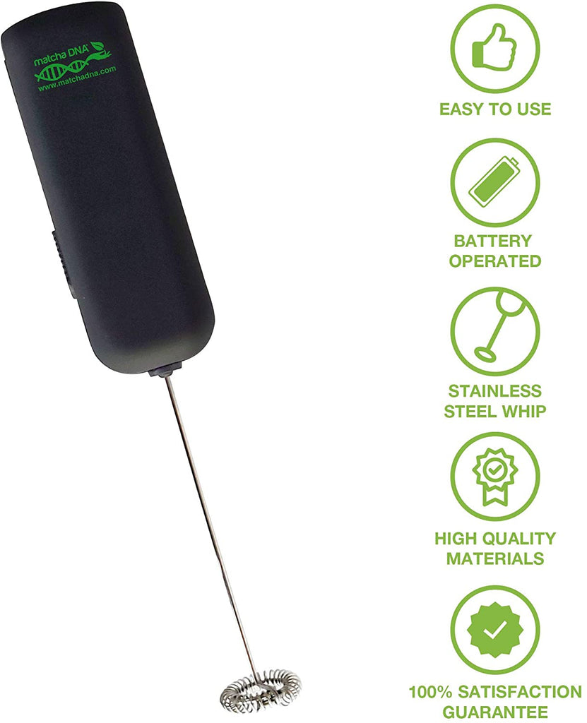 MatchaDNA handheld Milk Frother - Battery Operated Matcha Whisk - Get